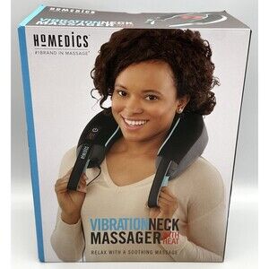 NIB HoMedics NMSQ-216H-2 Vibration Neck Massager with Heat